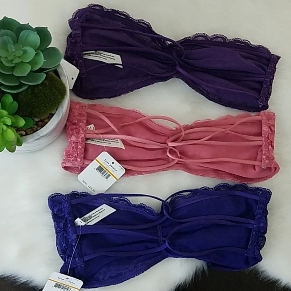 Free People Lace Bandeau Size Small